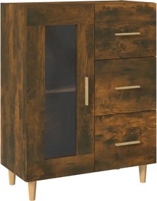 vidaXL Ντουλάπι Καπνιστή Δρυς 69,5 x 34 x 90 εκ. Επεξεργασμένο Ξύλο