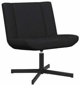 vidaXL Περιστρεφόμενη καρέκλα Μαύρο 63 x 75 x 76 εκ ύφασμα