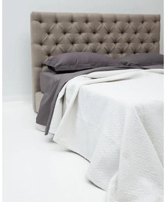 3D Ζακάρ Κουβερλί Κουβέρτα Γεωμετρικό Pattern Augerinos Super Υπέρδιπλο (260x280cm) Άσπρο