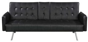 Καναπές - Κρεβάτι Wells Ε9681,2 Black Wood, Fabric
