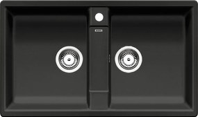 Blanco Zia 9 - Νεροχύτης Κουζίνας Γρανίτη 86x50 - Antracite