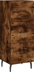 vidaXL Ντουλάπι Καπνιστή δρυς 34,5x34x180 εκ. από Επεξεργασμένο Ξύλο