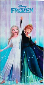 Παιδική Πετσέτα Θαλάσσης Microfiber (70x140) Dimcol Frozen 183 Lilac-Ice Blue