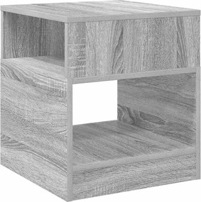 vidaXL End Table Γκρίζο Σονομα 40,5 x 40 x 45 εκ Επεξεργασμένο ξύλο