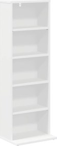 vidaXL Ντουλάπα CD 2 τμχ. Λευκό 33 x 23,5 x 97,5 εκ.