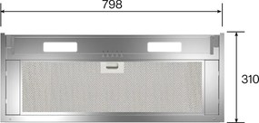 Συμβατικός Απορροφητήρας Cata ARMONIA80X Χάλυβας