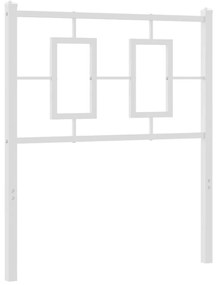 vidaXL Κεφαλάρι Λευκό 80 εκ. Μεταλλικό