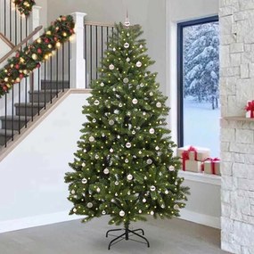 vidaXL Τεχνητό Χριστουγεννιάτικο Δέντρο 270 cm 300 LED Θερμό λευκό
