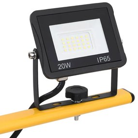 vidaXL Προβολέας LED με Τρίποδο Ψυχρό Λευκό 2 x 20 W