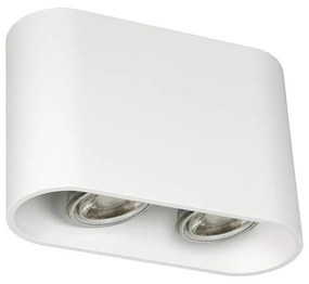 Φωτιστικό Οροφής - Σποτ White 160mmX110mm VK/03108CE/W VKLed Aluminium