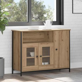 vidaXL Σαλονάκι Artisan Oak 100x35x75 cm Επεξεργασμένο ξύλο