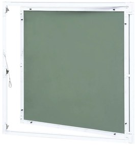 vidaXL Θυρίδα Επίσκεψης Γυψοσανίδας 400 x 400 χιλ. Σκελετός Αλουμινίου