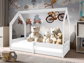 Κρεβάτι παιδικό Pola -Leuko - 164.00Χ88.00Χ124.00cm