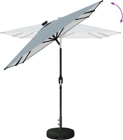 vidaXL Ομπρέλα Κήπου με LED Φώτα και Βάση 200 x 300 cm Πολυεστέρας