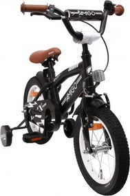 BMX Fun 14 Inch 21 cm Boys Coaster Brake Matte black