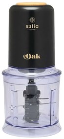 Πολυκόπτης Oak 06-19020 13x13x28cm 700ml 400W Oak-Black Estia Ατσάλι,Πλαστικό