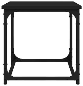 vidaXL Βοηθητικό Τραπέζι Μαύρο 40 x 40 x 40 εκ. από Επεξεργασμένο Ξύλο
