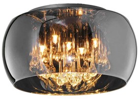Φωτιστικό Οροφής - Πλαφονιέρα Vapore 611210506 Chrome Trio Lighting Glass