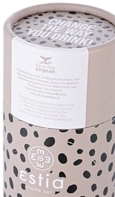 Ποτήρι Θερμός Travel Cup Save The Aegean Leopard Taupe 500ml - Estia