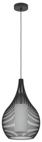 Φωτιστικό Κρεμαστό Eglo 900828 RAZONI 1 Μαύρο Ματ (Black Mat)