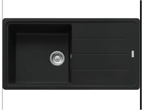 Franke Basis BFG 611-97 Matt Black Γρανιτένιος Νεροχύτης 60cm