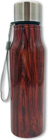 Μπουκάλι Ανοξείδωτο BPA Free 750ml Εφέ Ξύλου