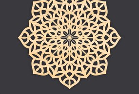 Intra απο ξύλο plywood 3mm-4mm πάχος 3D Mandala για Cricut Δίασταση 30x30 cm INTRAFABR-86060823