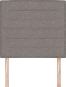 vidaXL LED κεφαλάρι με φώτα λωρίδας LED Taupe 90 cm Πολυεστέρας