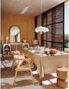 ΚΑΡΈΚΛΕΣ &amp; ΠΟΛΥΘΡΌΝΕΣ ATMOSPHERA YAMATO NAT WOOD DIN ARMCHAIR