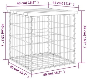 ΠΑΓΚΑΚΙ ΚΗΠΟΥ ΣΥΡΜΑΤΟΚΙΒΩΤΙΟ 43X44X42 ΕΚ. ΑΠΟ ΜΑΣΙΦ ΞΥΛΟ ΠΕΥΚΟΥ 834335