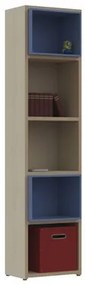 ALFA SET  Βιβλιοθήκη Ξύλινη 48x195x93cm Alfa Set Dali 3 BEST-3860110