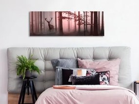 Πίνακας - Morning (1 Part) Narrow Pink - 120x40