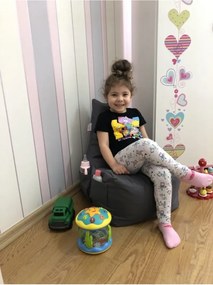 Stewehome Παιδική πολυθρόνα αχλάδι για ηλικίες 1 έως 8 ετών από ύφασμα 35x40x60 cm