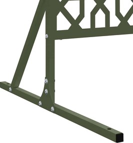 vidaXL Οθόνη Ιδιωτικότητας Ελιά 100 x 50 x 180 εκ. Ατσάλι