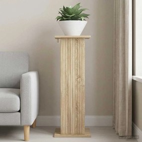 vidaXL Βάση φυτών Sonoma Δρυς 30,5 x 30 x 80,5 εκ Επεξεργασμένο Ξύλο