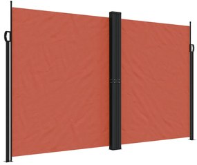 vidaXL Σκίαστρο Πλαϊνό Συρόμενο Τερακότα 200 x 1200 εκ.