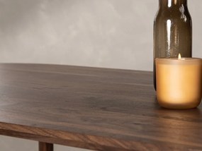 Τραπέζι Dallas 3829, Σκούρο καφέ, 75x90x180cm, Ινοσανίδες μέσης πυκνότητας, Μέταλλο | Epipla1.gr