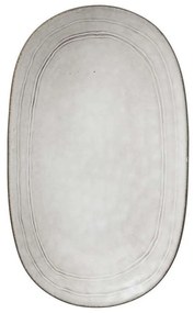 Πιατέλα Σερβιρίσματος Οβάλ 07.188962A 30x18cm Grey Κεραμικό