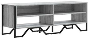 vidaXL Έπιπλο Τηλεόρασης Γκρι Sonoma 122x34x41 εκ. από Επεξεργ. Ξύλο