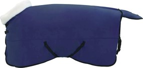 vidaXL Σαμάρι Ίππου Σκούρο μπλε 145 cm Πολικές φλις