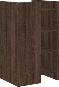 vidaXL Μπουφές Καφέ Δρυς 45x35x75 εκ. από Επεξεργασμένο Ξύλο