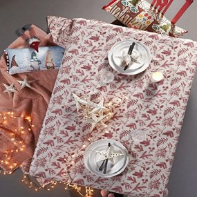 Τραπεζομάντηλο Snow 2205 Terra Kentia 135X180cm 135x180cm Cotton-Polyester