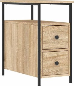 vidaXL Κομοδίνα 2 τεμ. Sonoma Δρυς 30 x 60 x 60 εκ. από Επεξεργ. Ξύλο