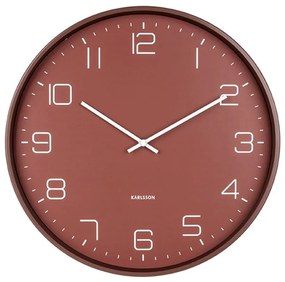 Ρολόι Τοίχου Lofty KA5751RD Φ40cm Red Karlsson Ατσάλι