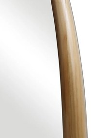 Καθρέπτης Τοίχου Marly Οβάλ Mdf σε Φυσικό 50.5x4x127εκ. 50.5x4x127 εκ.