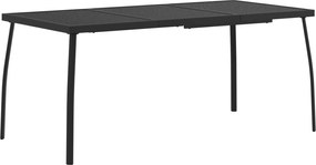 vidaXL Σετ Εξωτερικών Επίπλων 5 pcs Ανθρακί Σίδηρος και Χάλυβας