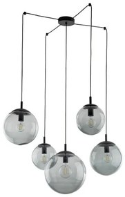 Κρεμαστό Φωτιστικό Οροφής 5xE27 15W IP20 Esme TK Lighting-5382-Ανθρακί 5382