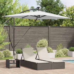 vidaXL Ομπρέλα ηλίου 294 x 200 x 270 εκ Πολυεστέρας και Αλουμίνιο