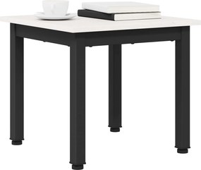 vidaXL Τραπεζάκι σαλονιού Λευκό 40 x 40 x 36 cm Στερεά ξυλεία πεύκου