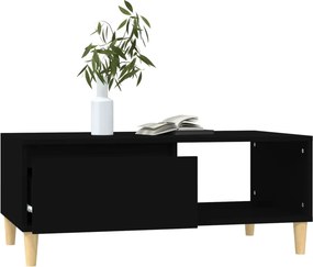vidaXL Τραπεζάκι Σαλονιού Μαύρο 90x50x36,5 εκ. Επεξεργασμ. Ξύλο